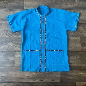 Vintage Men's Mexicana Guayabera Size Large